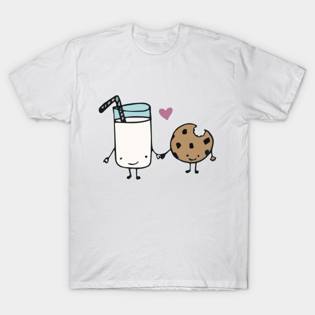 Cute Milk and Cookie Shirt For Cookie Lovers Cookie And Milk T